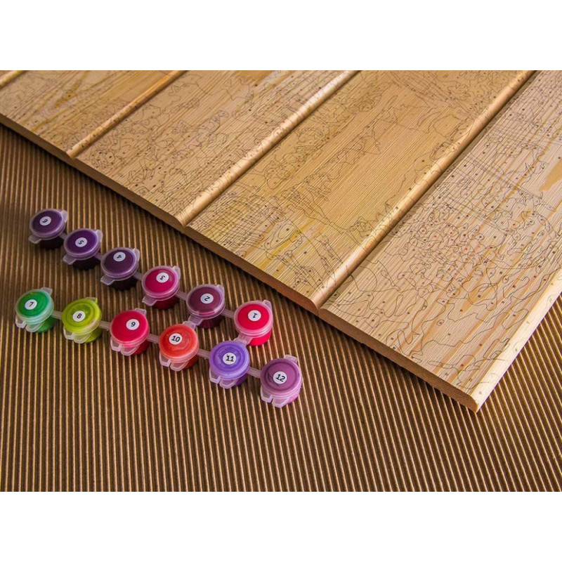 Картина за номерами по дереву "LOVE" ASW021 30х40 см