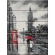 Картина за номерами по дереву "Старий Лондон" ASW031 30х40 см