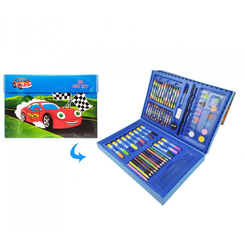 Дитячий набір для малювання MK 3226 у валізі Гоночна машина
