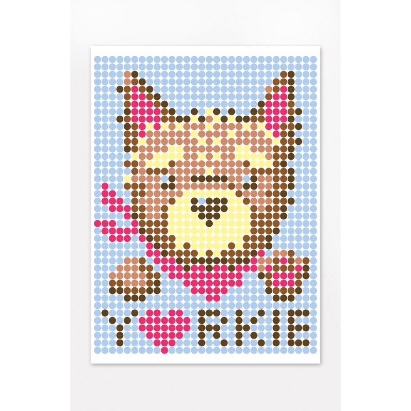 Картина за номерами стікерами в тубусі "Йорк", 1200 стікерів 1791 33х48 см