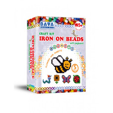 Дитячий набір для творчості. Магніти з термомозаїки "Квіти-комахи" TM-002, 5 фігур