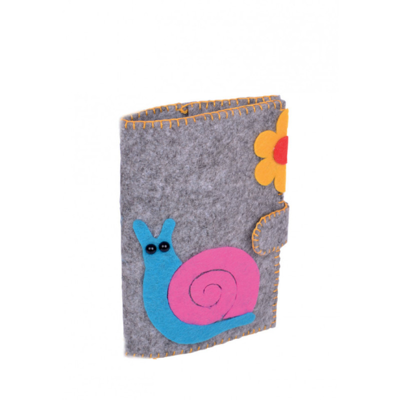Дитячий набір для творчості. Вироби з фетру "Обкладинка на паспорт з равликом" (ІФ-002) IF-002 від 12 років