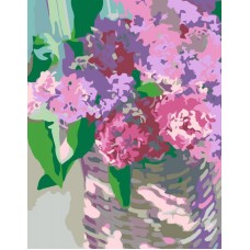 Картина по номерам. Rosa "Нежные гиацинты" N00013294, 35х45 см