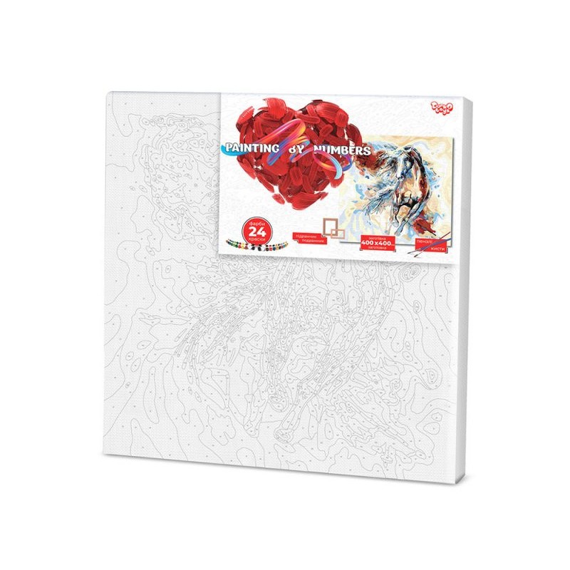 Картина за номерами. "Скакун" 40 * 40см KpNe-02-05