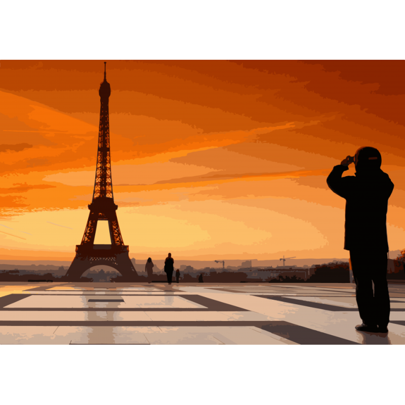 Картина за номерами. Art Craft "Площа Трокадеро" 40 * 50 см 11203-AC