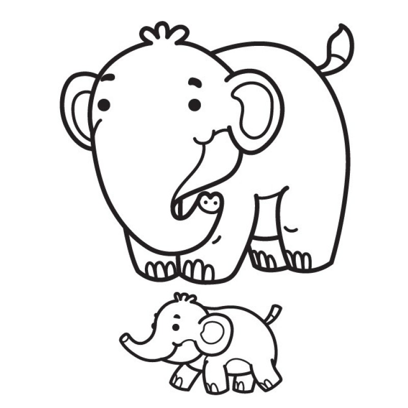 Дитяча книга-розмальовка для малюків "Гіппо" 403129 широкий контур
