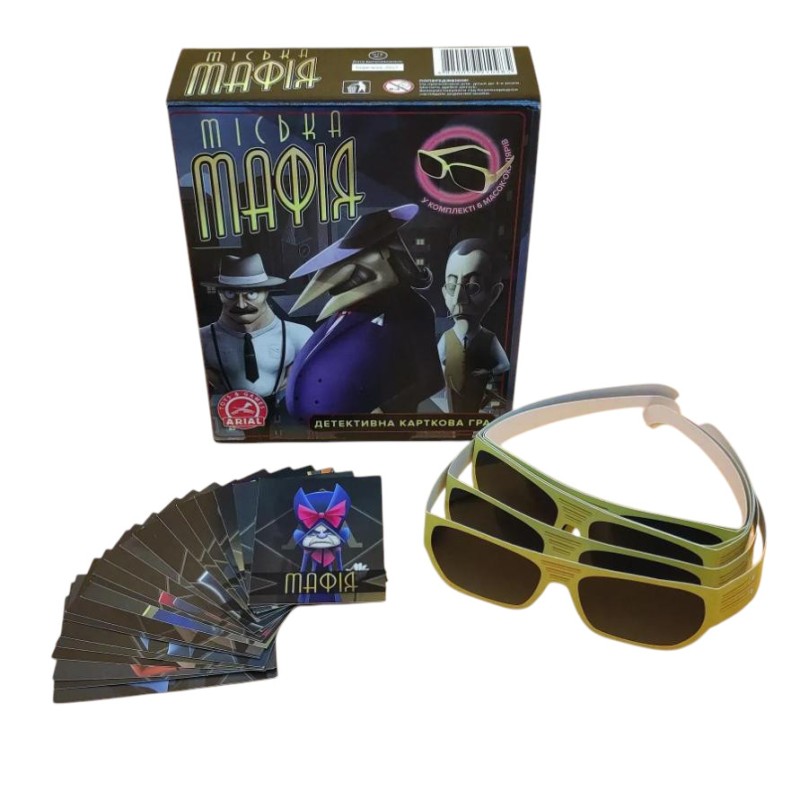 Настільна гра Міська Мафія Arial 910985 укр. мовою