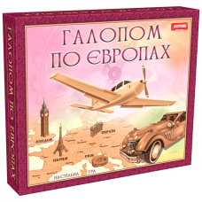 Настольная игра "Галопом по Европам" 0840 развивающая