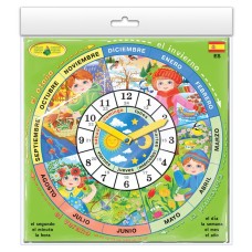Детская развивающая игра "Часы" Spain 82821 на испанском языке