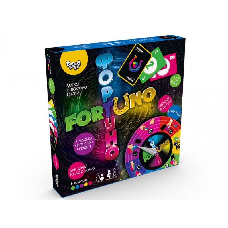 Дитяча розвиваюча настільна гра "ФортУно" велика UF-02-01U укр. мовою
