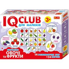 Учебные пазлы. Изучаем овощи и фрукты. Iq-club для малышей (у) 13203004