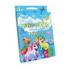 Дитяча розвиваюча настільна гра "ФортУно Cute Unicorns" UF-04-01U укр. мовою