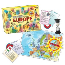 Дитяча настільна гра "Вікторина ЄВРОПА" MKP0904 правила гри рос. і укр. мовою