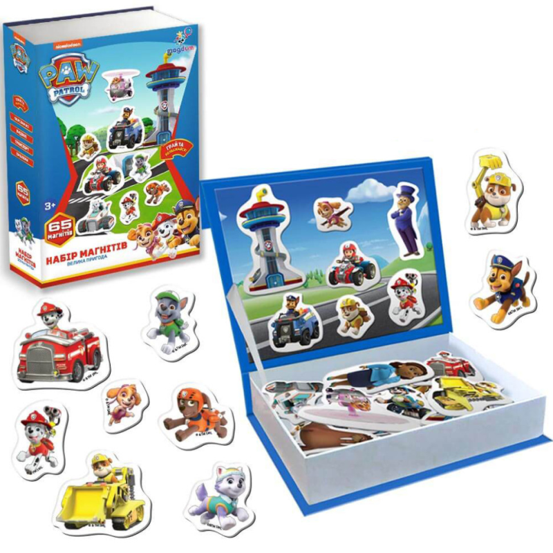 Набір магнітів. Магнітна історія Щенячий патруль "Велика пригода " ML4034-15