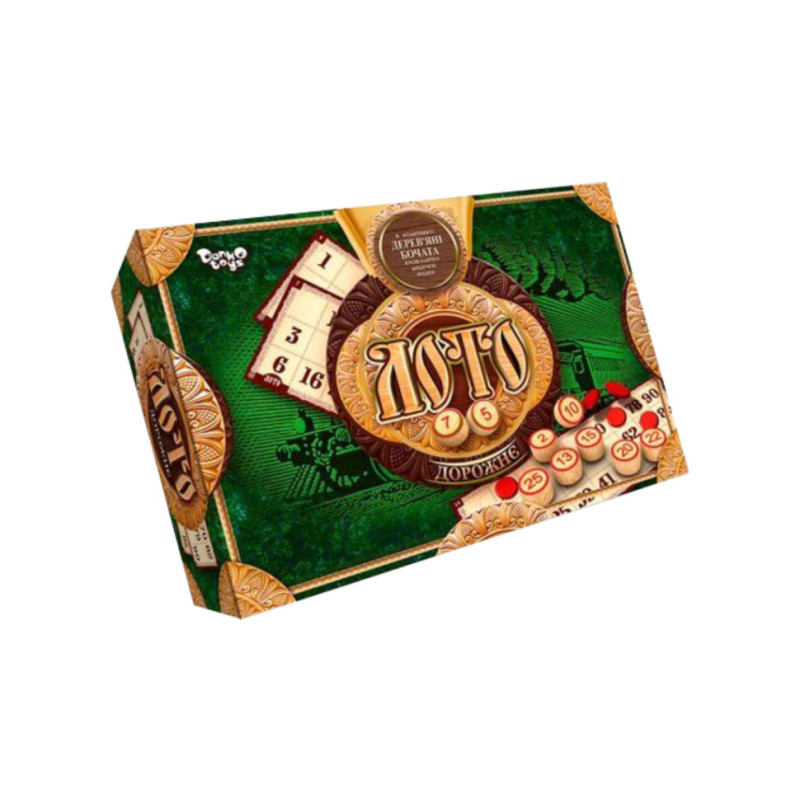 Настільна гра "Лото дорожнє" Бочата DTG51U РУС