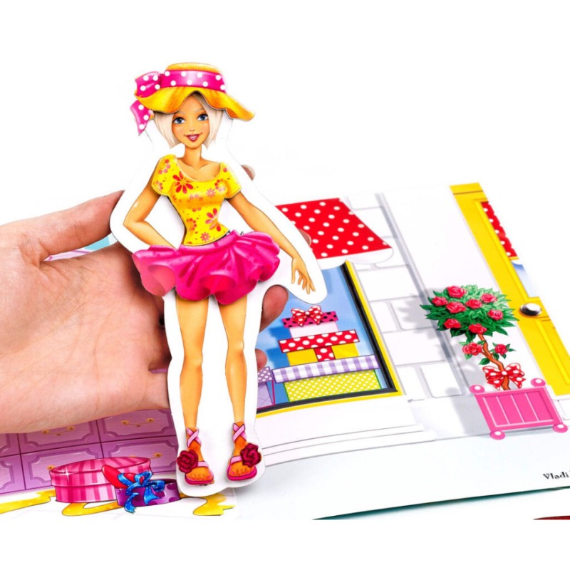 Магнітна гра Одевашка "Блондинка" Vladi Toys VT3204-30 Укр