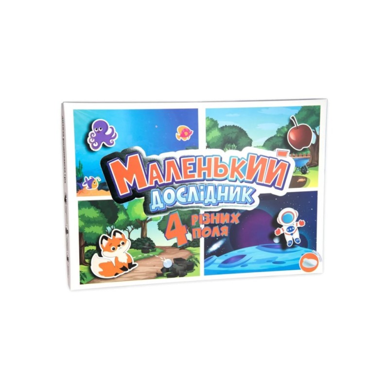 Настільна гра "Маленький дослідник" Strateg 30294 на липучках