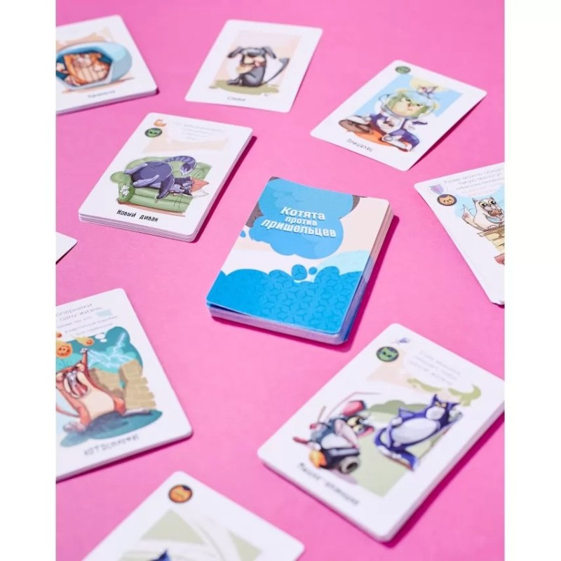 Настільна гра "Коти проти Прибульців" Bombat 800385 рус