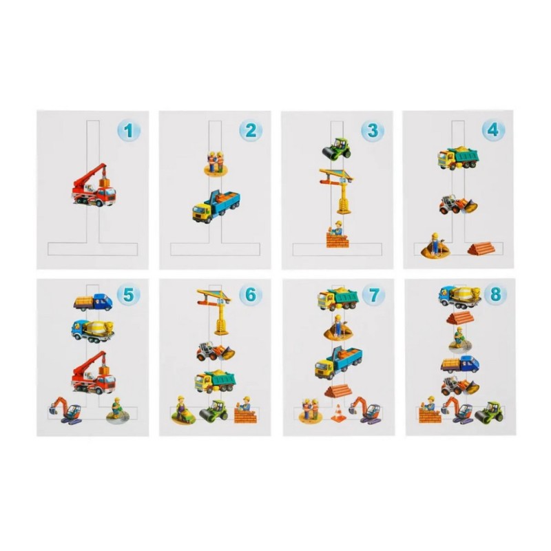 Дерев'яна розвиваюча гра на липучці "Будівельний майданчик" (ПСФ037) PSF037