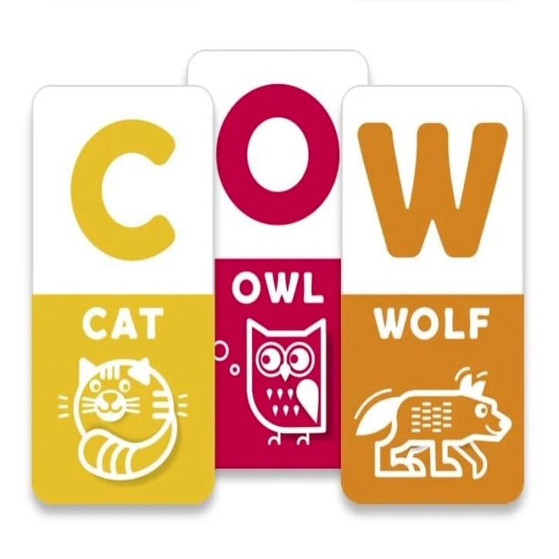 Настільна навчальна гра ABC rainbow 360050, 44 картки