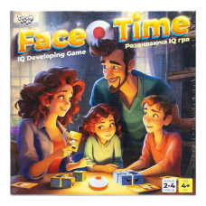 Развивающая настольная игра "Face Time" FT-01-01 с колокольчиком
