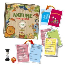 Дитяча настільна гра "NATURE. Вікторина" MKK0602 від 5 років