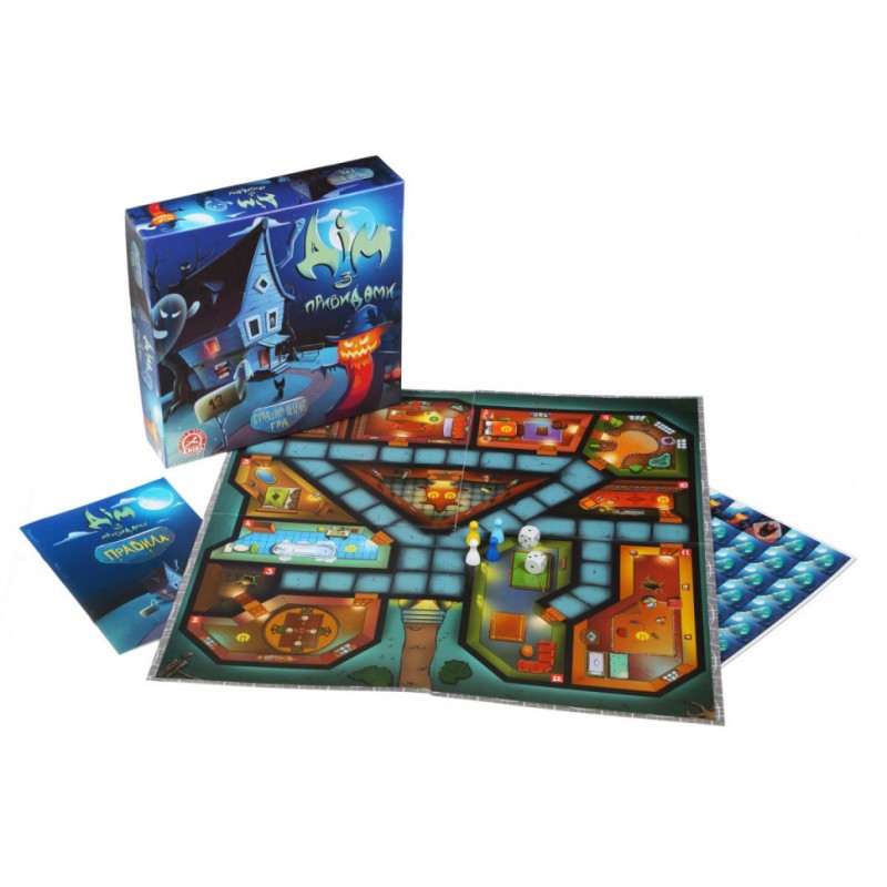 Настільна гра "Будинок з привидами" 911432 гра для 2-4 сміливих гравців