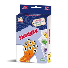 Развивающая детская карточная игра "Эмоцики" 1390004, 50 карт
