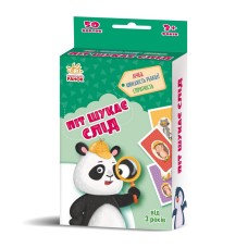 Развивающая детская карточная игра "Пит ищет след" 1390001, 50 карт