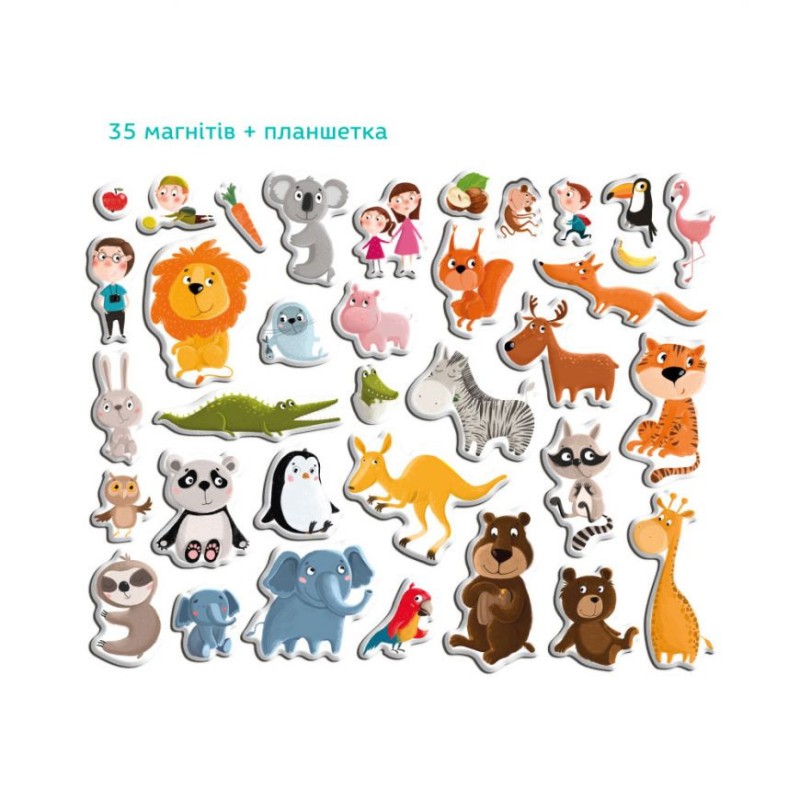 Розвиваюча магнітна гра "Зоопарк" DoDo 200207