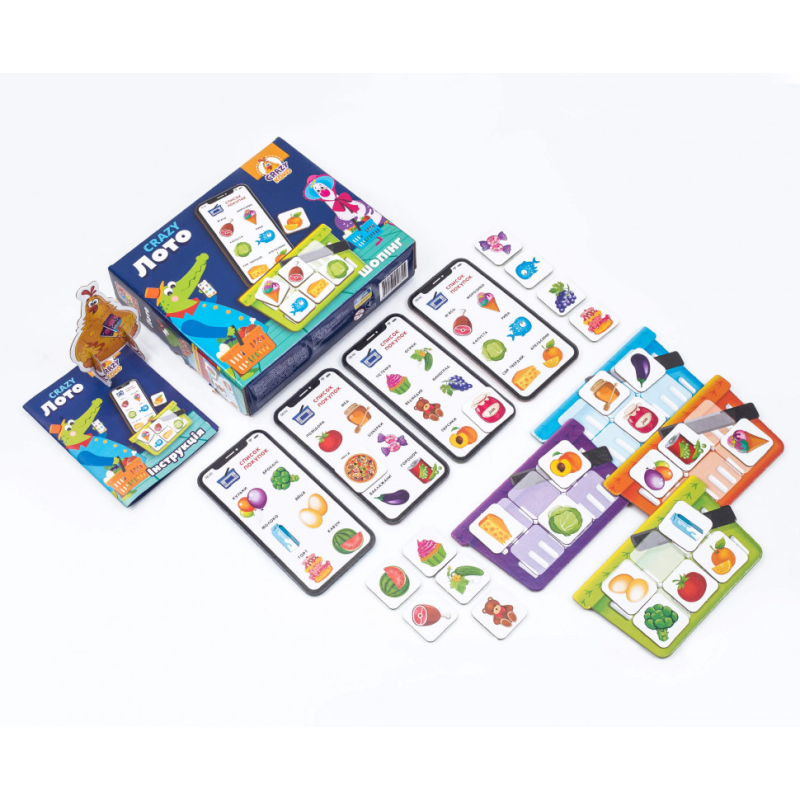 Дитяча настільна гра "Crazy Лото" VT8055-09 укр. мовою