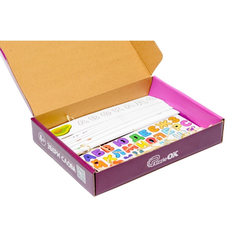 Розвиваюча настільна гра "Збери Слово" Puz-22928, 34 карточки