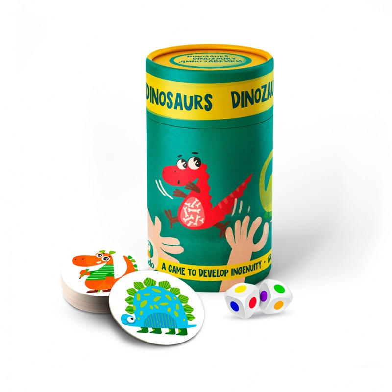 Настільна гра DoDo Динозаври 300207, 27 карток