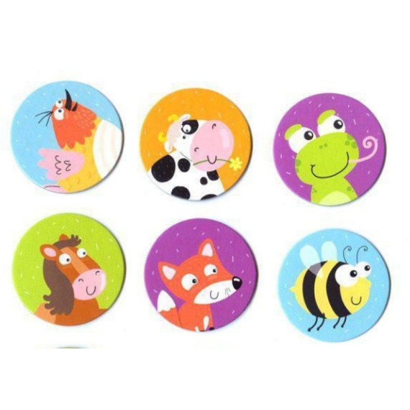 Дитяча настільна гра Мемо "Тварини" DoDo 300145, 12 зображень