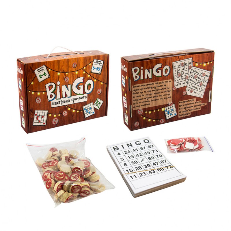 Настільна гра-лото "BinGo" 30757 укр