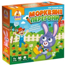 Настольная игра "Морковная гонка" VT8055-33 игровое поле, 40 морковок, 4 зайчика