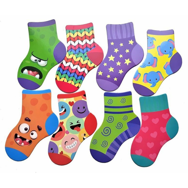 Настільна гра-мемо "Втрачені шкарпетки" 200000018, 64 картки