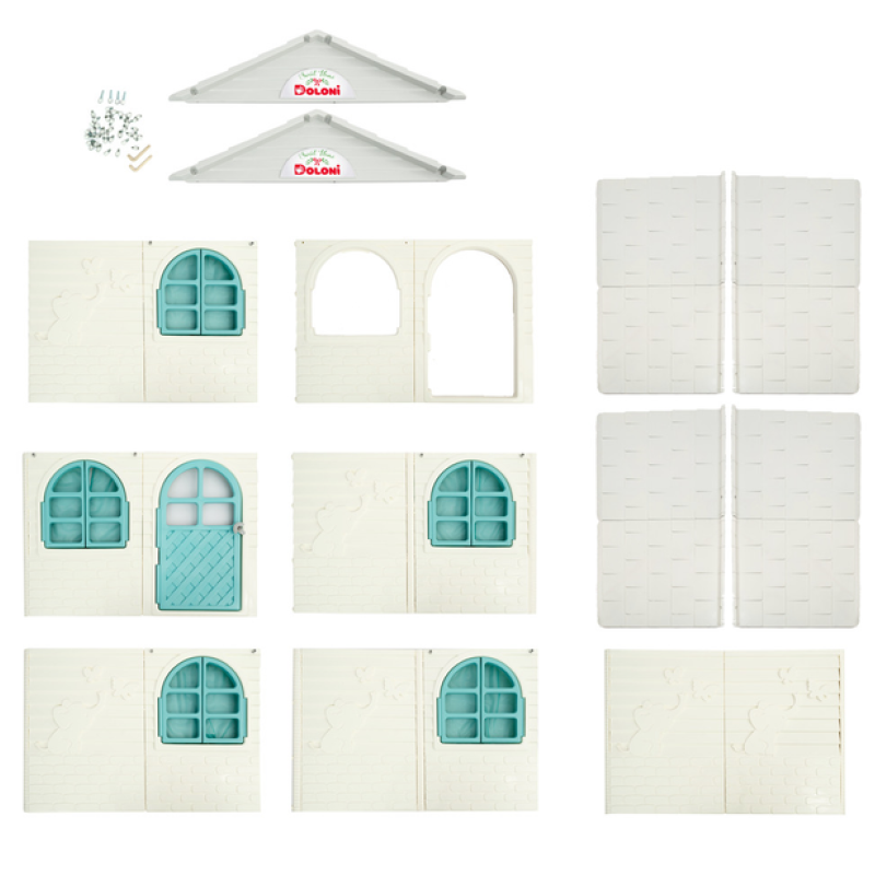 Ігровий Будиночок зі шторками DOLONI TOYS 02550/25