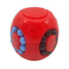 Головоломка 2076-3 лабіринт з намистин  Червоний