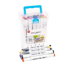Набір скетч-маркерів 820-24 у пластиковому боксі, 24 кольори