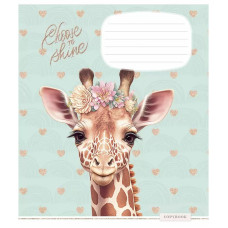 Зошит учнівський "Shiny friends" 012-3244K-2 в клітинку на 12 аркушів