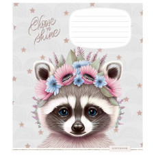 Зошит учнівський "Shiny friends" 012-3244K-3 в клітинку на 12 аркушів