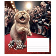 Зошит учнівський "You are so cool" 012-3241L-2 у лінію, 12 аркушів