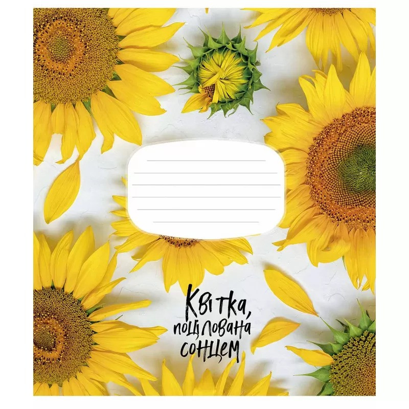 Зошит учнівський "The colors of happiness" 012-3230L-1 у лінію, 12 аркушів