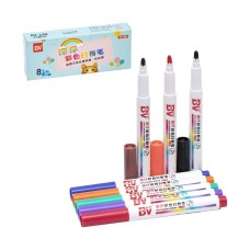 Набор цветных маркеров 8 цветов BV-188-8 для гладких поверхностей.