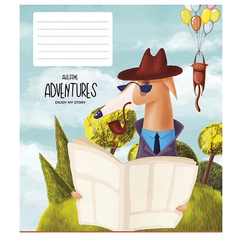 Зошит учнівський "Enjoy my story" 018-2458L-2 у лінію, 18 аркушів