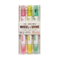 Набір фломастерів 3 кольори 12031-3 з глітером та роликовим накінечником Вид 1