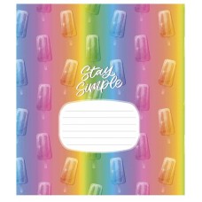 Зошит учнівський "Crazy rainbow" 024-3217L-4 в лінію, 24 аркушів