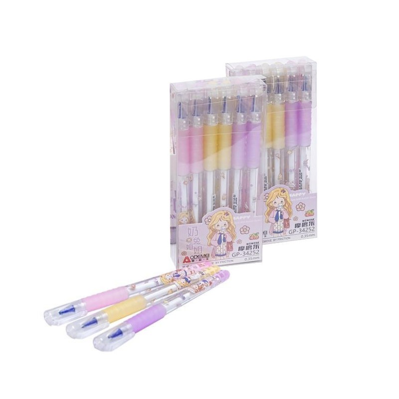 Ручка "пише-стирає" 34252 синій, упаковка 12 шт