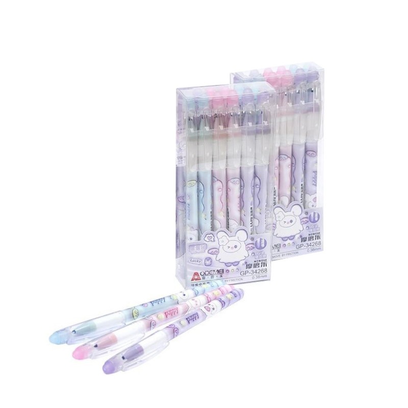 Ручка "пише-стирає" 34268 синій, упаковка 12 шт